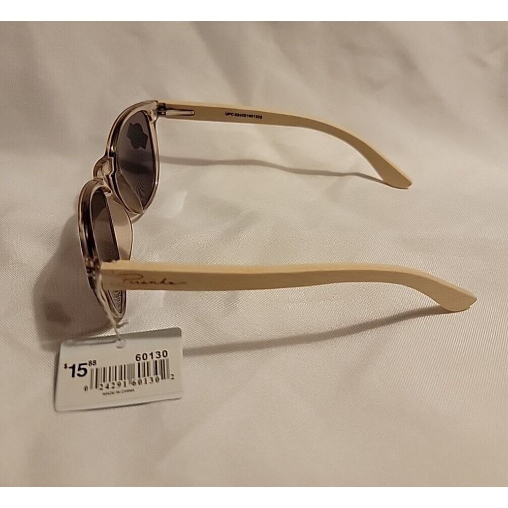 Piranha Premium All Natural Bamboo Temple Womens Sunglasses Mirrored 60130 - Picture 5 of 6